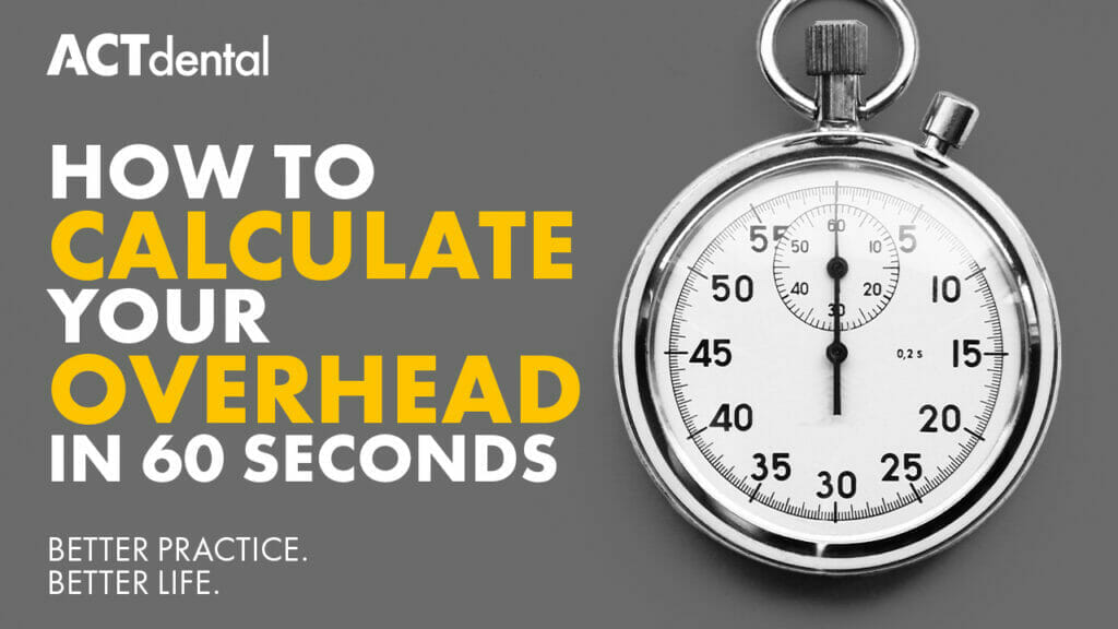 How To Calculate Your Overhead In 60 Seconds